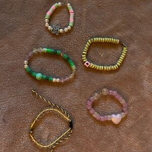 Colorful Beaded Bracelet Set